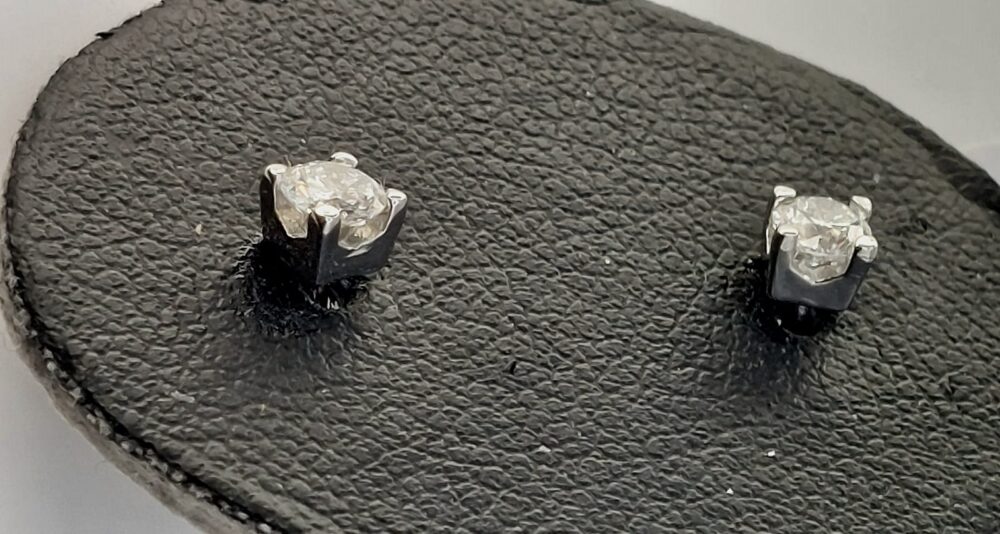 hghyy Punti luce diamanti oro bianco 18 kt