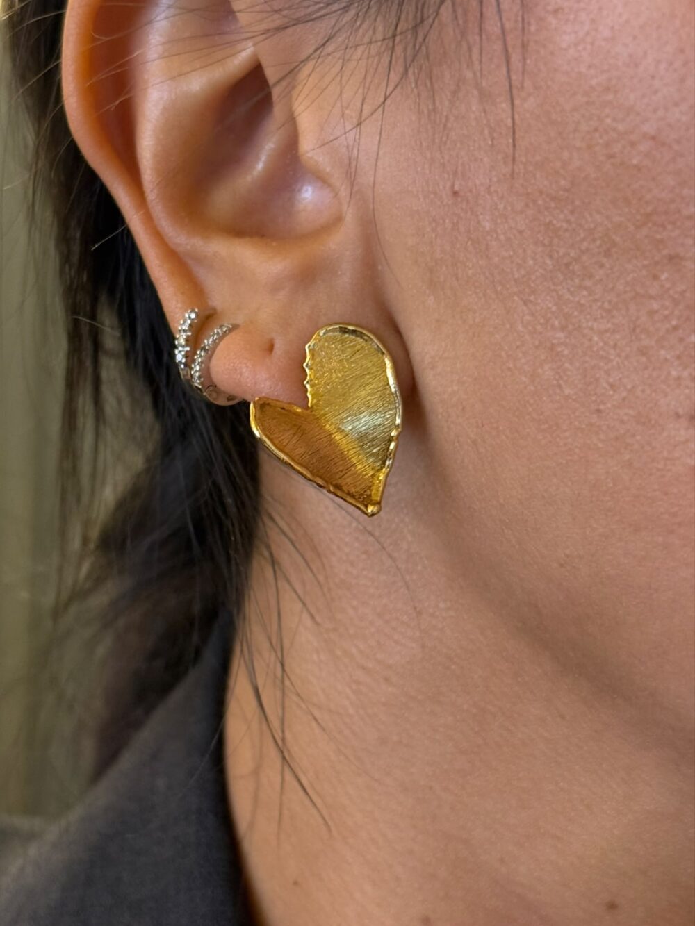 GGG3 Orecchini cuore argento 925 HERMOSA