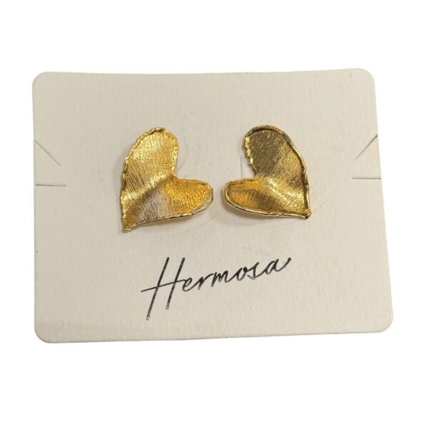 GGGGGGGGG1 Orecchini cuore argento 925 HERMOSA
