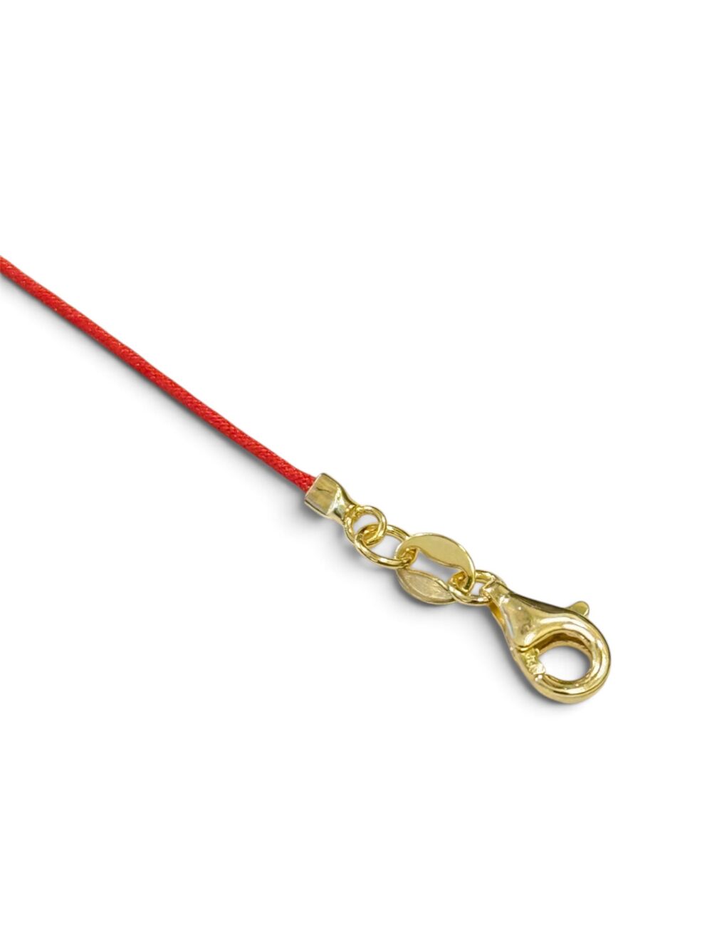 aaa2 Bracciale filo rosso argento 925 con moissanite