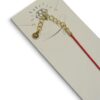 aaa3 Bracciale filo rosso argento 925 con moissanite