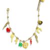 hhh2 Bracciale argento 925 con ciondoli scaramantici