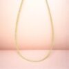 ttt1 Collana tennis argento 925 galvanica oro